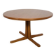 Mid-century round extendable teak dining table from McIntosh, United Kingdom, 1960s