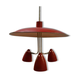 Ceiling light vintage by H. Busquet to Hala, 1950 s