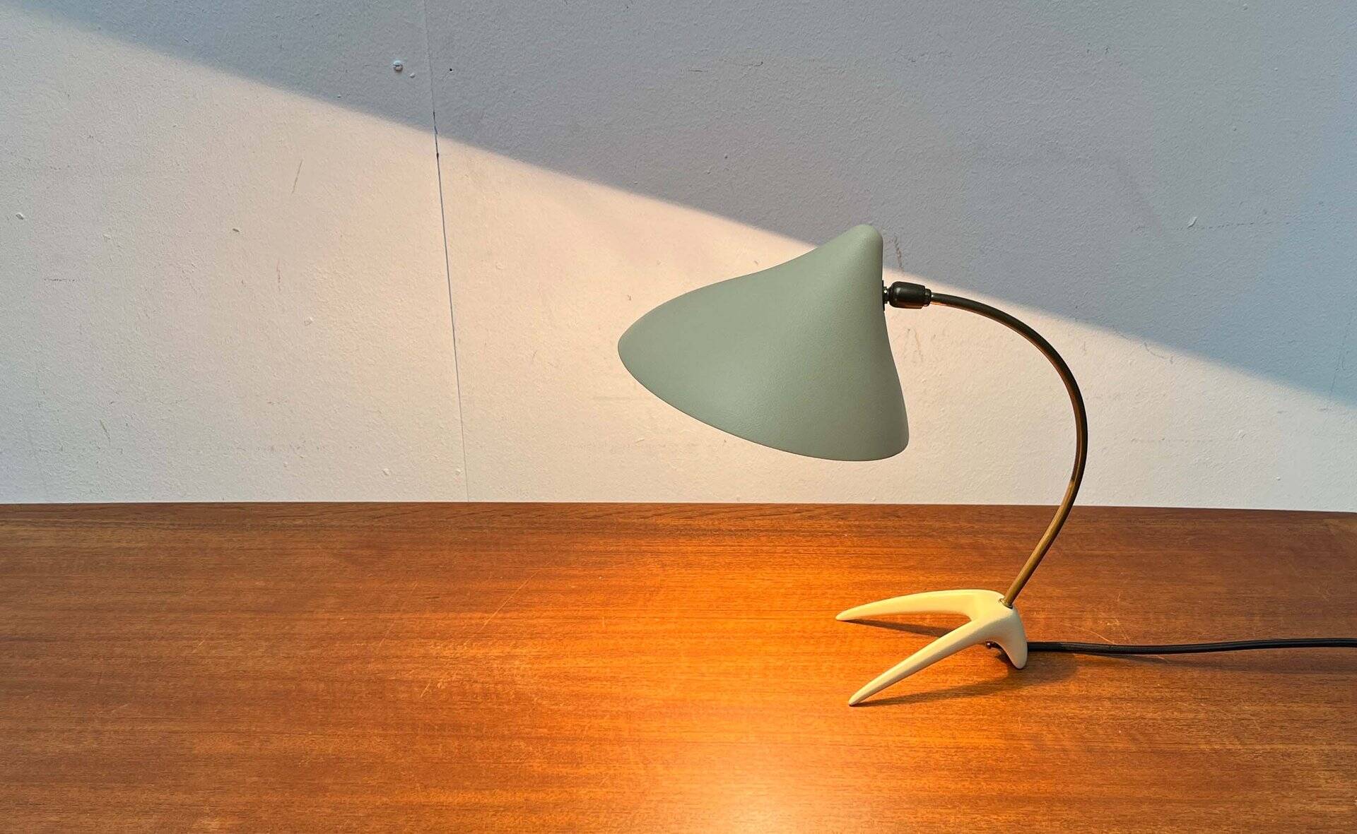 Mid-Century Modern German Crowfoot Table Lamp from Cosack, 1960s