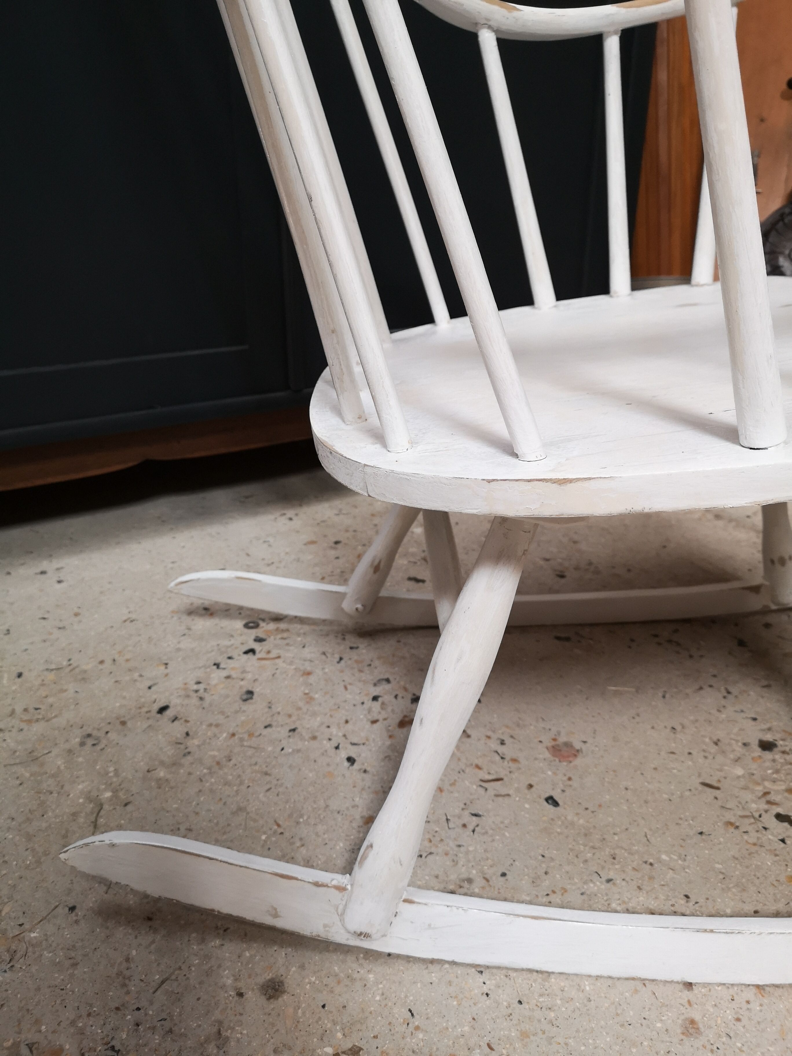 Rocking chair grandessa Lena Larsson Scandinavian 60 vintage loft