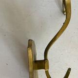 Pair of brass patères