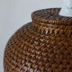 Vintage braided rattan lamp foot 60