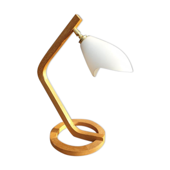 Scandinavian snowdrop design table lamp