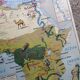 Vintage school map mdi: Africa-Europe economic.