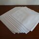 9 cotton napkins damask with flowers 48 x 48 cm
