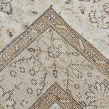 Geometric Pattern Vintage Oushak Area Rug, 174x279 Cm