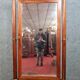 Psyche mirror on foot Empire period in mahogany