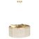 Moulded glass and brass ceiling light by Carl Fagerlund for Orrefors, Sweden, 1960.