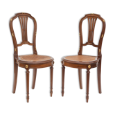 Pair of 1900 Louis XVI-style chairs