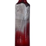 Artisanal ceramic vase 10x39cm, Éva Kondor, Hungary, 2010