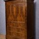 Secrétaire époque Louis Philippe en ronce de noyer, époque XIXe siècle