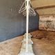 Old industrial coat rack, wardrobe rack XXXL
