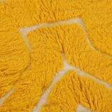 Ecru Moroccan rug with geometric patterns 250cm x 150cm