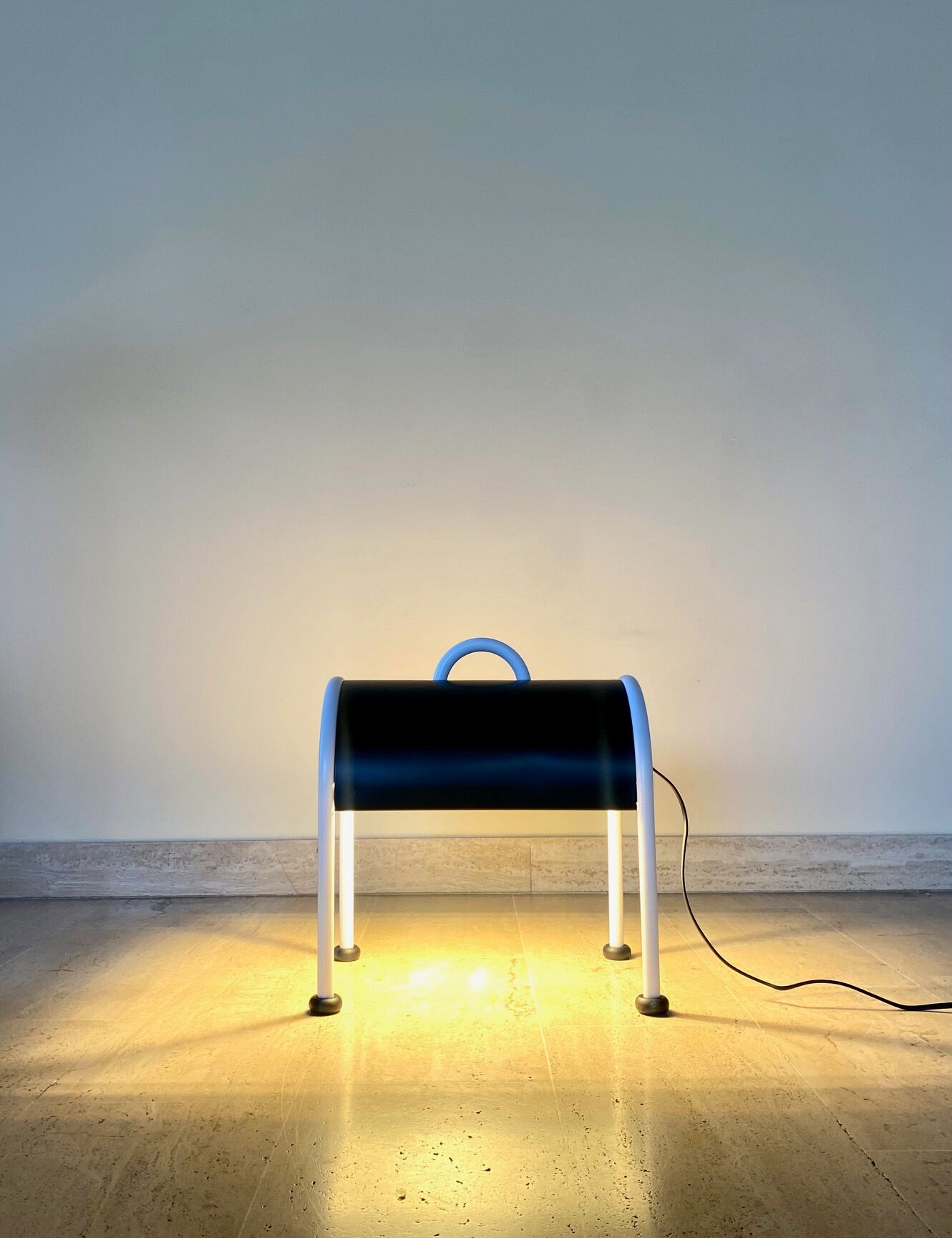 Table lamp model valigia by Ettore Sottsass for Stilnovo, 1977