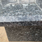 80s granite coffee table