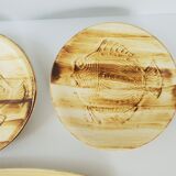13-piece vintage fish service 1970