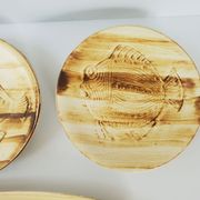 13-piece vintage fish service 1970