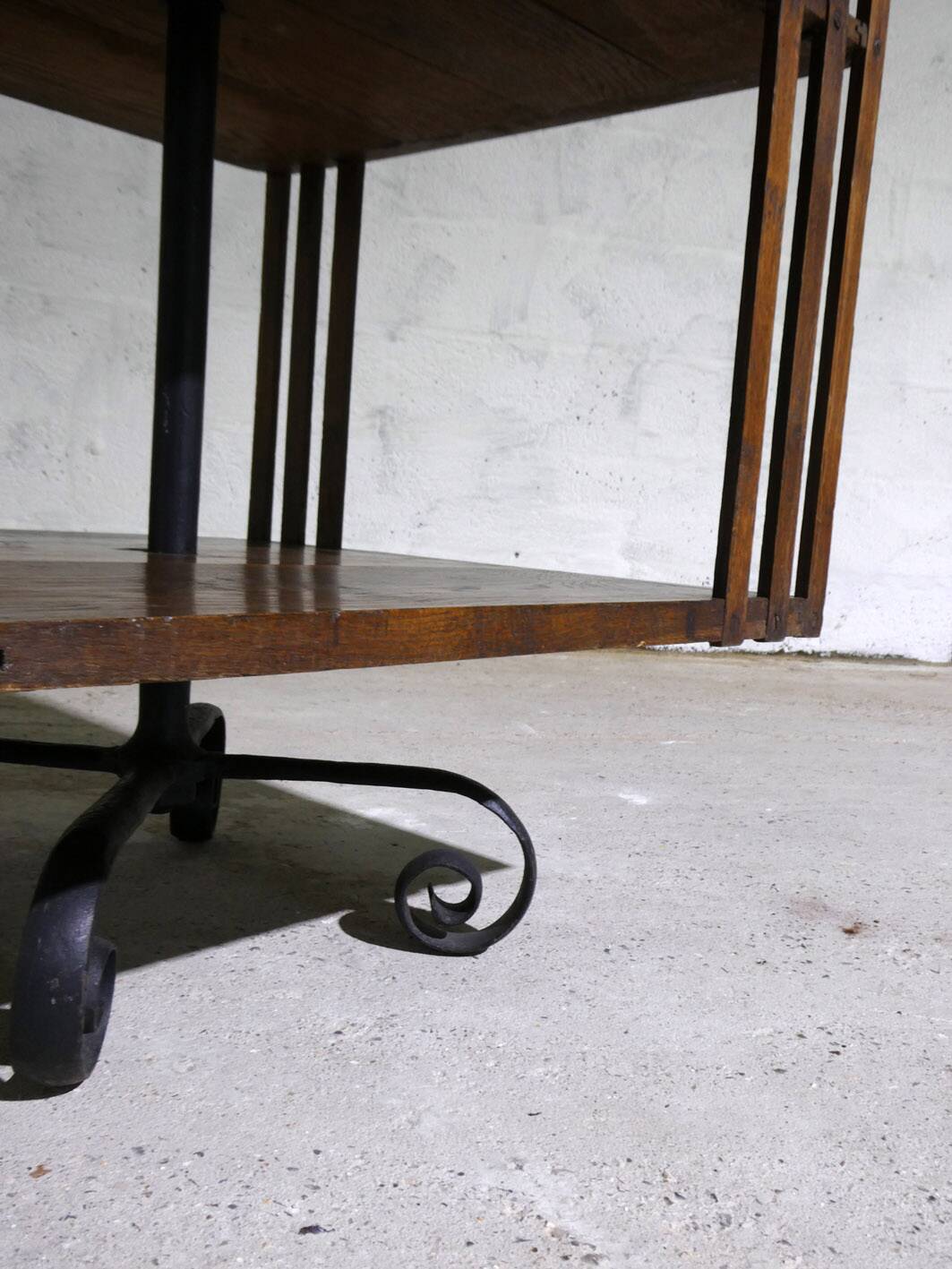 rotating oak library, early 20th century