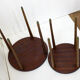 Set de 4 tables gigognes en bois