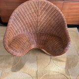 Rattan meditation chair