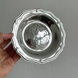 Shiny metal butter dish Coquillor