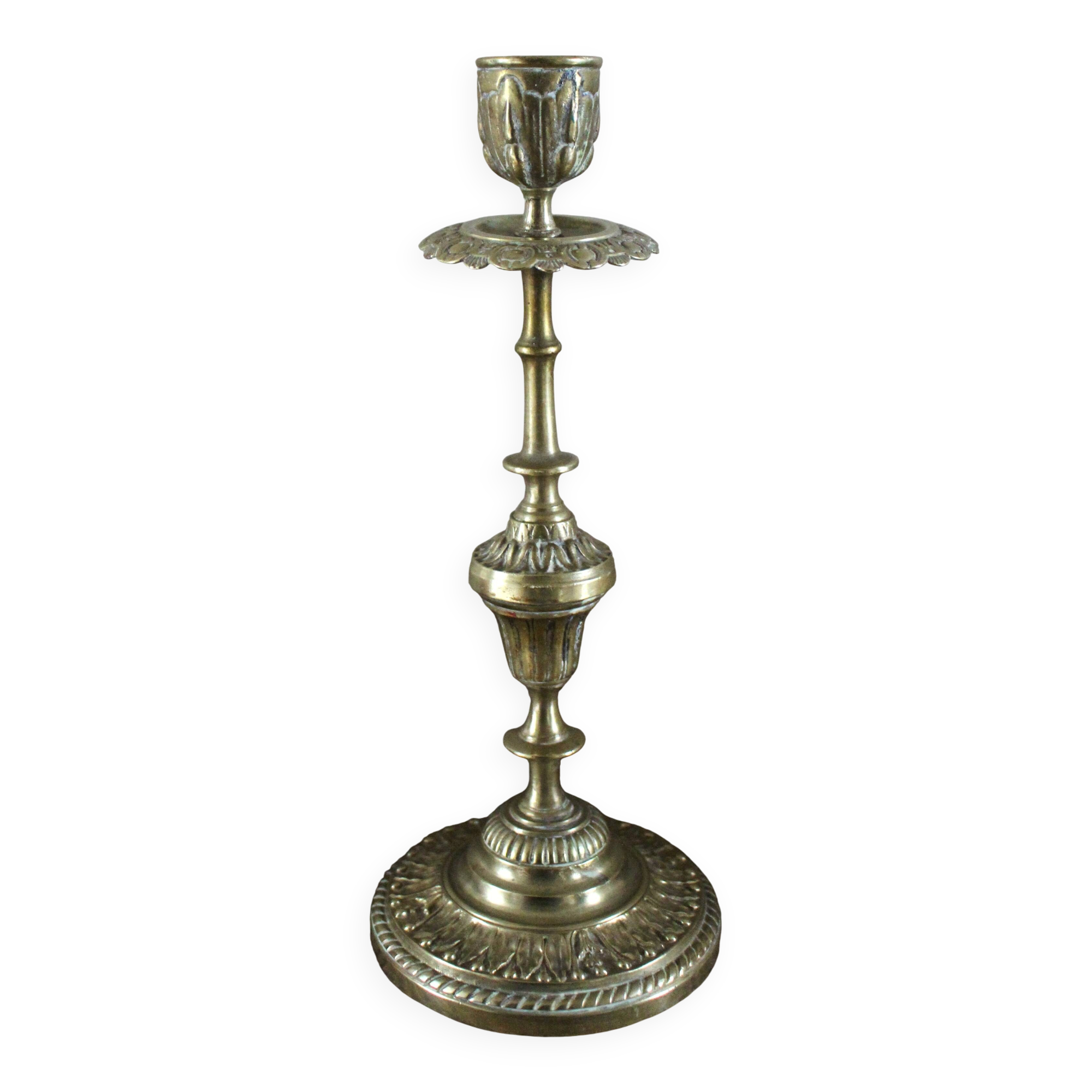 Candle holder brass corolla decor candle