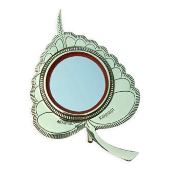 Miroir métallique Aranmula modèle Alila 13x20cm