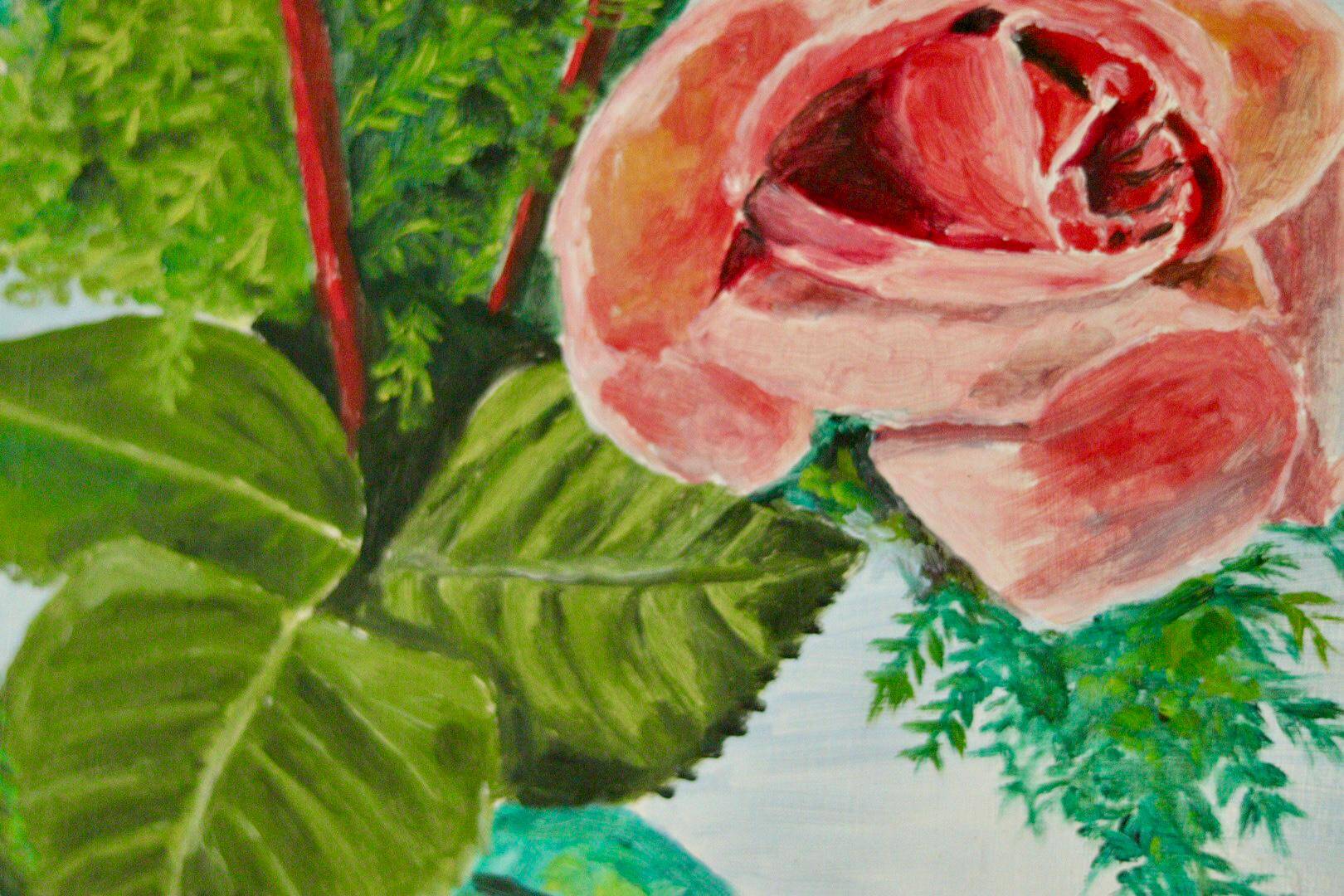 "Roses in a vase" Persson 1950