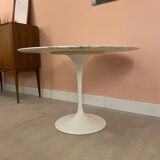Eero Saarinen Tulip Dining Table marble 70s