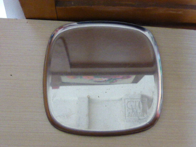 Ashtray, empty metal pocket, collector: CIT Alcatel, vintage 1970