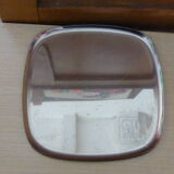 Ashtray, empty metal pocket, collector: CIT Alcatel, vintage 1970