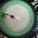 Glass paste chandelier