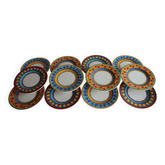 12 dessert plates Vita Alegre Portugal