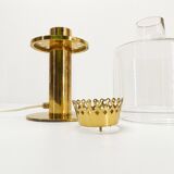 Scandinavian lamp Hans-Agne Jakobsson brass and glass B 102