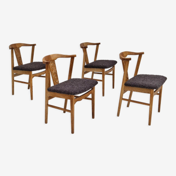 4 chaises de salle à manger, 1960