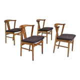 Danish design, set of 4 dinning chairs,1960