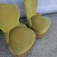 Pair of toad armchairs