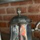 Art Deco silver metal coffee maker