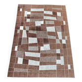 Tapis/moquette abstrait des années 1960, Tchécoslovaquie - bouclé