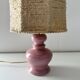 Bohemian lamp in ceramic and wool