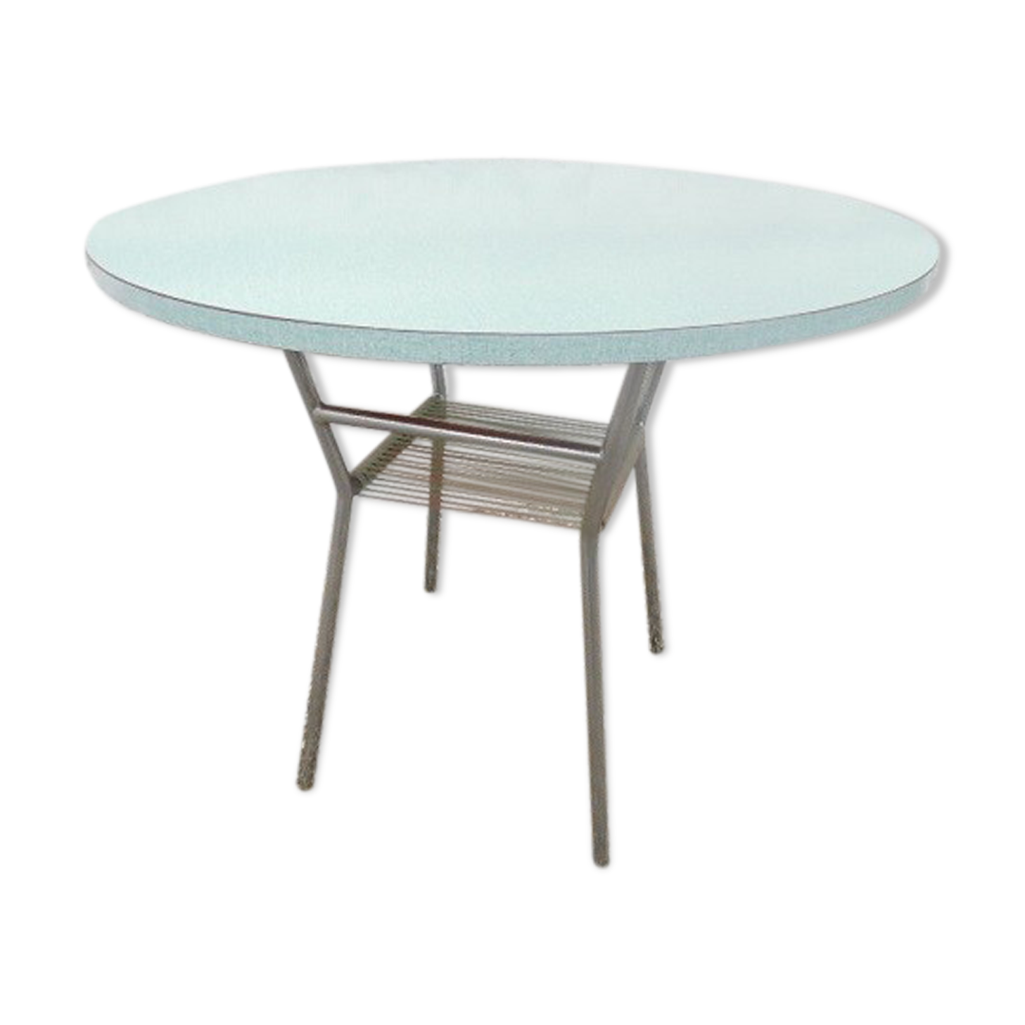 Formica and scoubidou table