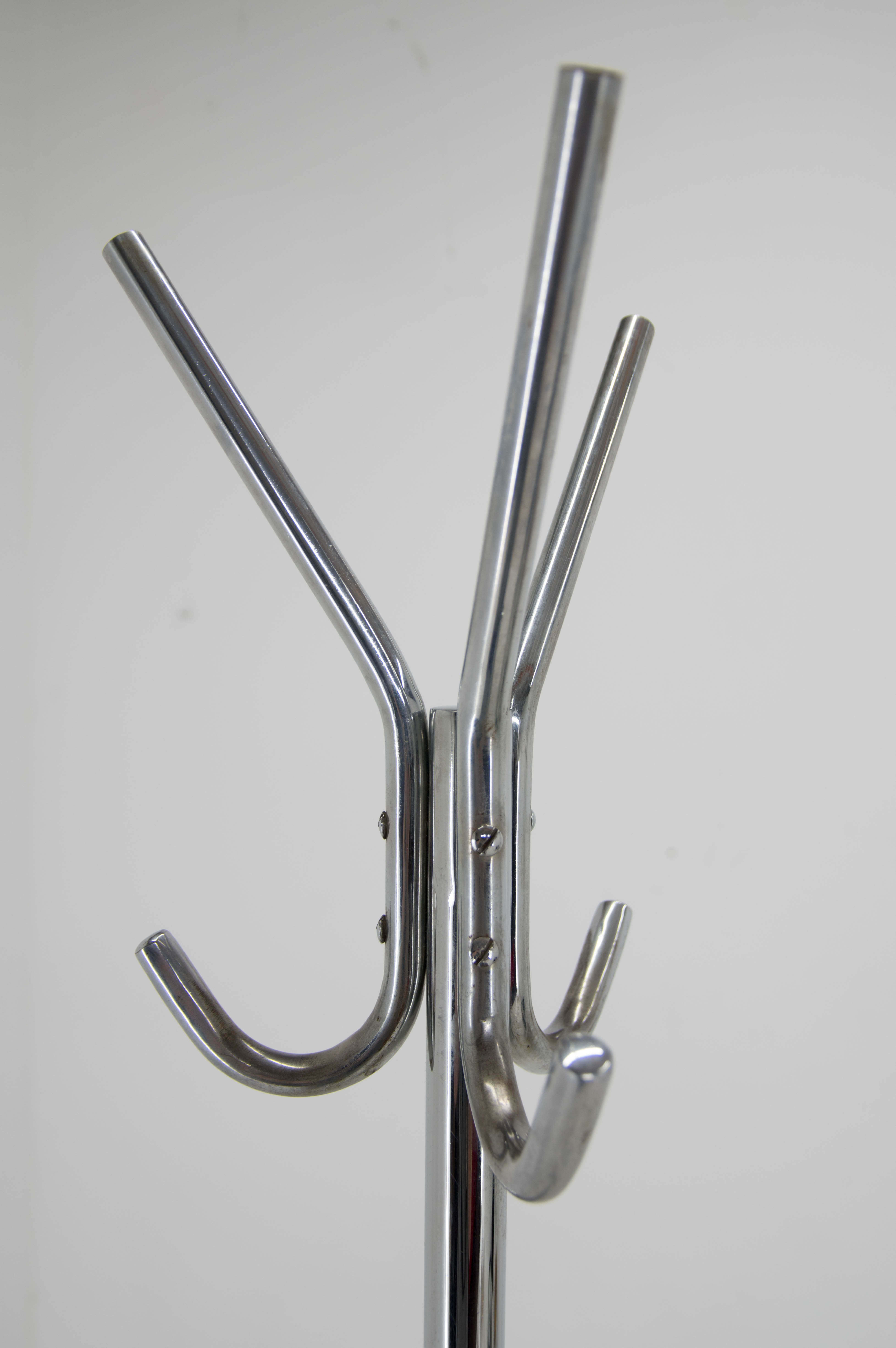 Bauhaus chrome coat stand, 1920s