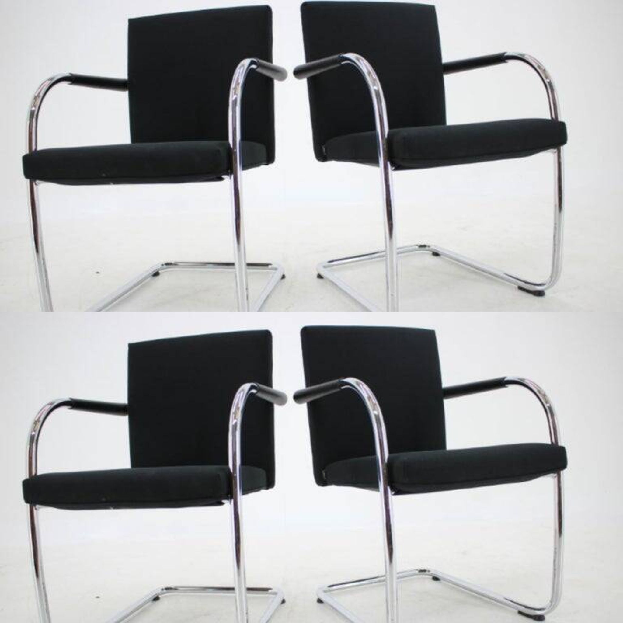Set of Four Armchairs design Antonio Citterio & Glen Oliver Löw, 1990s