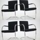 Ensemble de quatre fauteuils design Antonio Citterio et Glen Oliver Löw, années 1990.