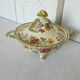 Antique soup tureen on feet from the prestigious English manufacturer Mason's,
