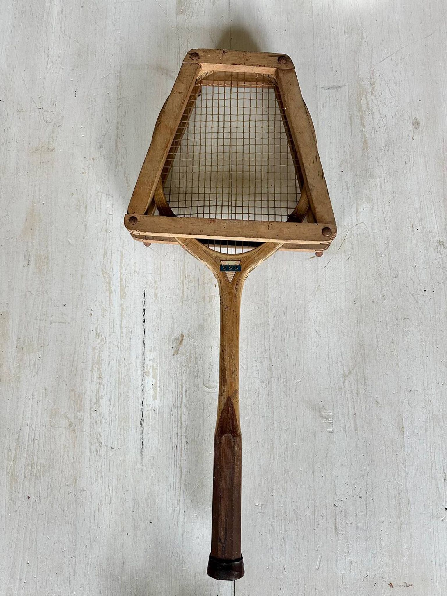Old tennis racket