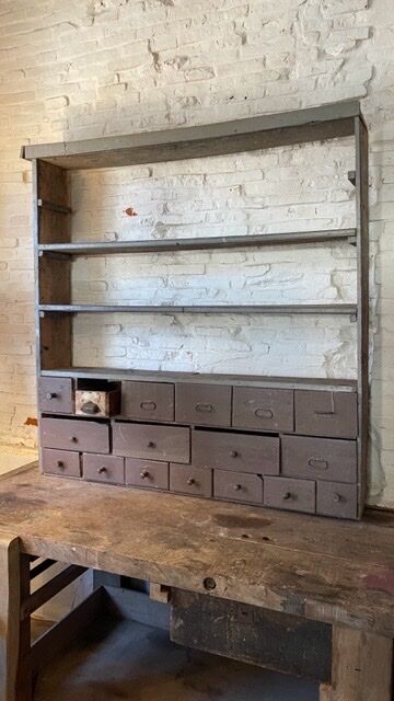 Shelves and drawers