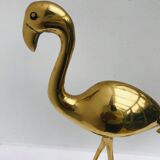 Pair brass 50s herons