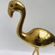 Pair brass 50s herons