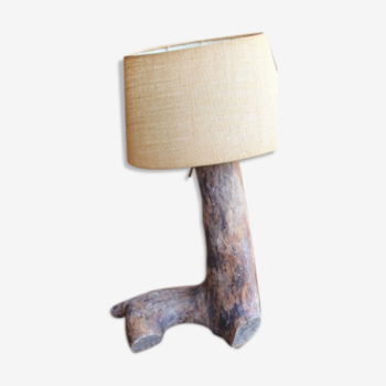 Lampe en bois